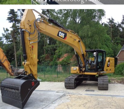 Graafmachine op werf